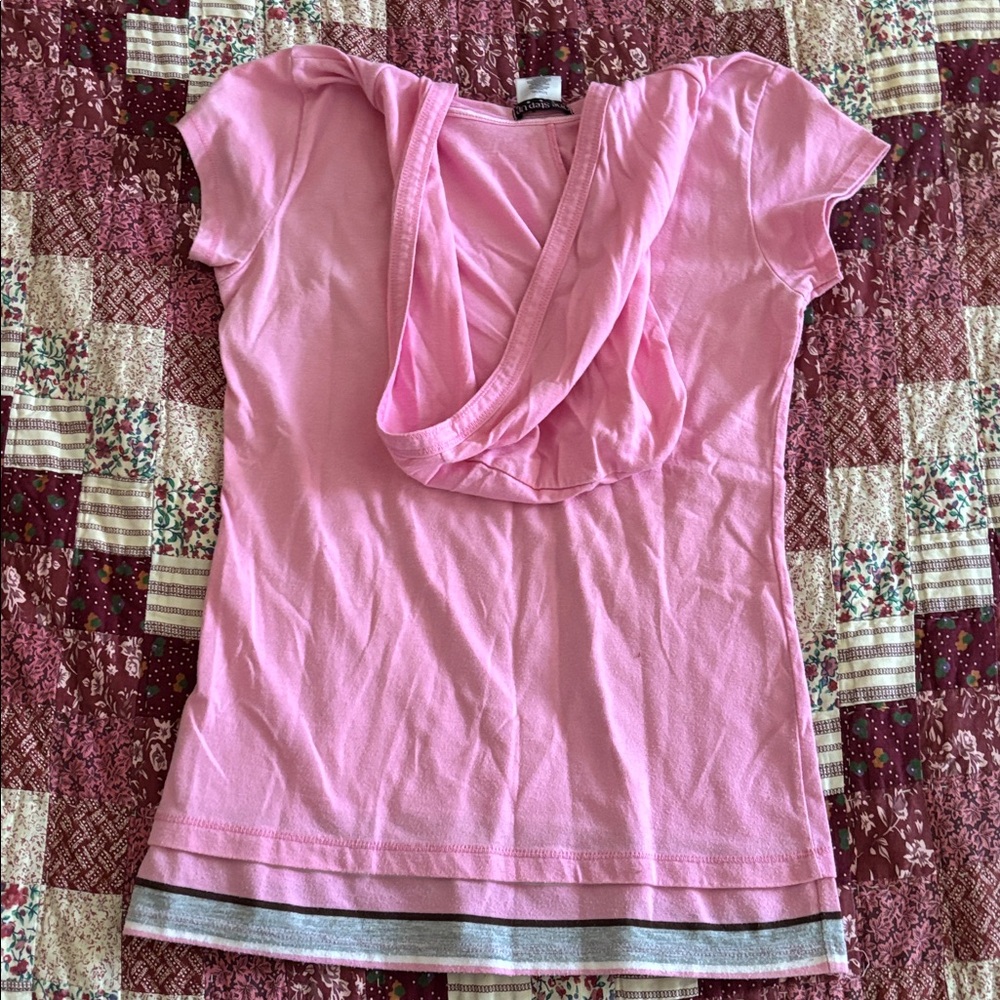 One step up t-shirt with hood, size L (14/16) - Picture 3 of 4
